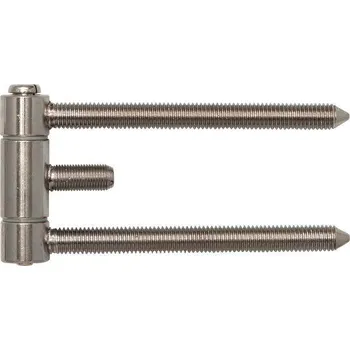 pant Závěs pro ocel.zárubně 3-dílný, protipožární,pro falc.dveře, 18 x 61 mm, ponikl. | Dveře a&nbsp;dveřní příslušenství Dveřní panty, Dveřní závěsy Panty na dveře SFS