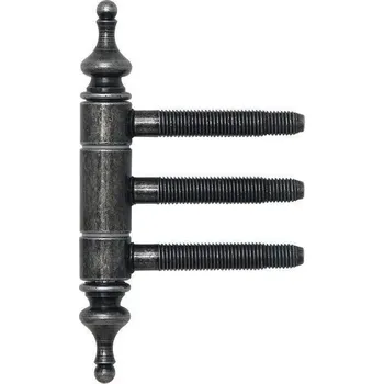 pant Zavrtáv.ozd.závěs 3-dílný, s pojistkou proti vysazení,ø 18mm, železo antik černé | Dveře a&nbsp;dveřní příslušenství Dveřní panty, Dveřní závěsy Panty na dveře SFS