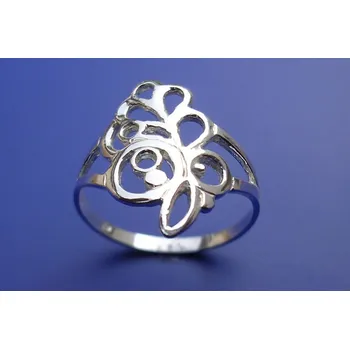 Prsten Prsten s plastikou P092, Materiál: Růžové zlato, ryzost 585/1000