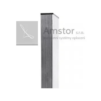 Plotový sloupek Sloupek pozinkovaný 300 cm, průměr 40x60 mm