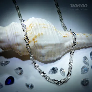 Řetízek Stříbrný řetízek Singapur Délka: 40