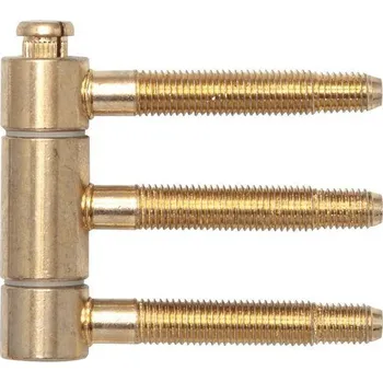 pant Závěs k nasunutí 3-díl.pro falc.dřev.dveře Ø 18 mm,výška 61 mm, ocel pomosaz. | Dveře a&nbsp;dveřní příslušenství Dveřní panty, Dveřní závěsy Panty na dveře SFS