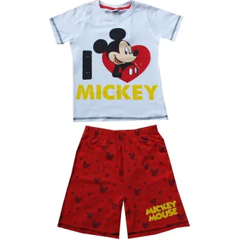 Dívčí pyžamo xcena Mickey Mouse komplet s krátkou nohavicí Velikost: 3 roky