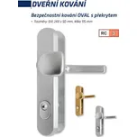 Bezpečnostní kování Star Oval s překrytem 90mm | Dveře a dveřní příslušenství Dveřní kování, dveřní příslušenství Bezpečnostní kování Bezpečnostní kování Star