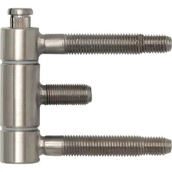 pant Závěs pro ocel.zárubně 3-dílný, pro falc.dřevěné dveře, 18 x 61 mm, nerez | Dveře a&nbsp;dveřní příslušenství Dveřní panty, Dveřní závěsy Panty na dveře SFS