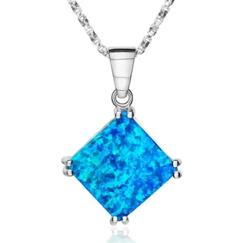 Přívěsek Xena 11 - přívěsek s thajským opálem, Materiál: Bílé zlato, ryzost 585/1000