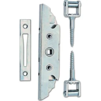 Okno Okenní převod bez štulpu, bez tyčí, pravý, ocel pozinkovaná | Okna Kování na kastlová okna Zámeček rovný, bez ovládacích tyčí