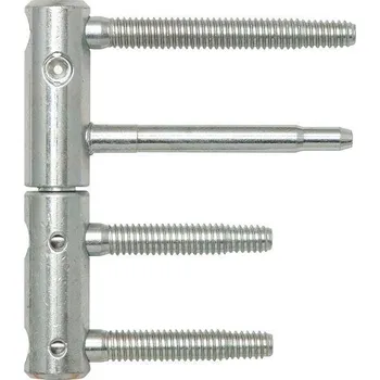 pant Dveřní závěs 3-DIM 2-díl.,čepy 80 resp.55mm, nosn.120 kg, ø 20mm, pozink stříbr. | Dveře a&nbsp;dveřní příslušenství Dveřní panty, Dveřní závěsy Panty na dveře SFS