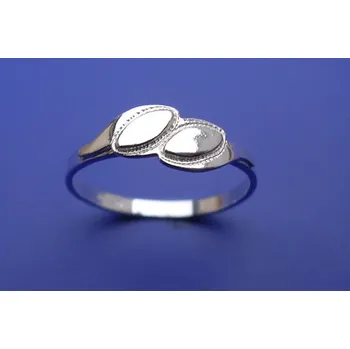 Prsten Prsten s plastikou P017, Materiál: Stříbro, ryzost 925/1000