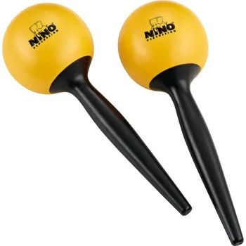Perkuse NINO Percussion NINO582Y Plastic Maracas - Yellow