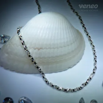 Řetízek Stříbrný řetízek Venezie točená Délka: 36