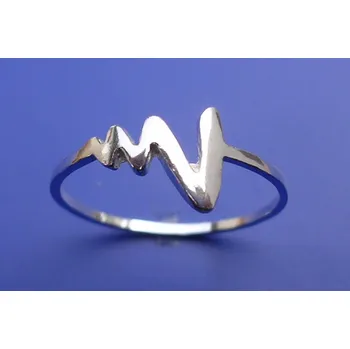 Prsten Prsten blesk P004, Materiál: Stříbro, ryzost 925/1000