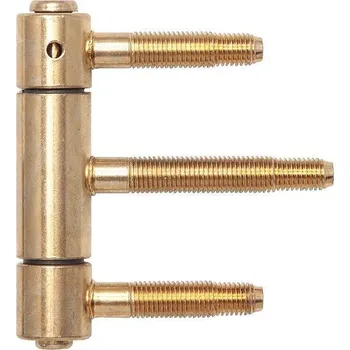 pant Herkula-závěs 3-dílný, s pojistkou proti vysazení,ø 20 mm, ocel pomosazená | Dveře a&nbsp;dveřní příslušenství Dveřní panty, Dveřní závěsy Panty na dveře SFS