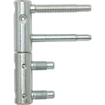 pant Záv.pro ocel.zár.3-DIM 2 dílný,bez poj.proti vysaz.,ø 20mm, v-112mm, pozink stř. | Dveře a&nbsp;dveřní příslušenství Dveřní panty, Dveřní závěsy Panty na dveře SFS