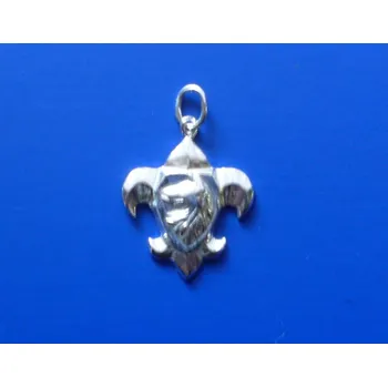 Přívěsek Přívěsek Skautský znak Z164, Materiál: Bílé zlato, ryzost 585/1000