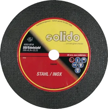 Řezný kotouč SOLIDO řezný kotouč rovný 125 x 2,0 mm kov | Dílna - Outdoor Nářadí, ruční nářadí, elektrické pomůcky, ochranné pomůcky Broušení a řezání Brusné a řezací příslušenství