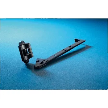 Okno MACO RUSTICO Komfort - zarážka křídla okenice s pojistkou, levá, černá | Okna Kování na okenice