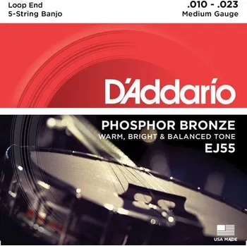 Struna pro kytaru a smyčcový nástroj D'Addario EJ55