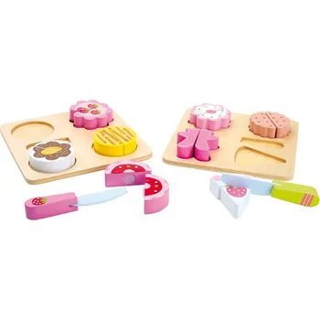 Dřevěná hračka Legler 5851 Small Foot Sada dortíků na krájení