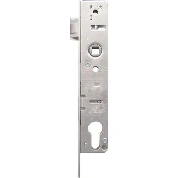 Dveřní kování Zadlabací zámek Solido pro profil. dveře, 92 mm, PZ, DM 30, stříbrný efekt | Dveře a dveřní příslušenství Zámky Panikové systémy Ces Solido