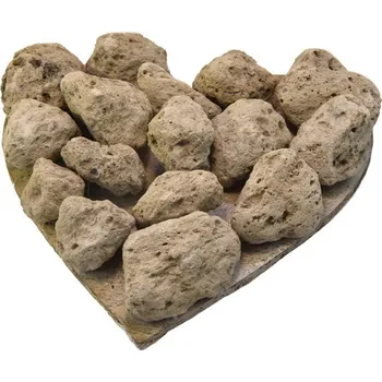 Vánoční dekorace Vingo Srdce s kameny - 20x20cm