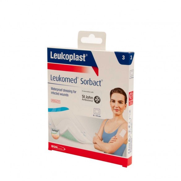 Leukoplast Leukomed Sorbact 8 x 10 cm 3 ks od 269 Kč Zbozi cz