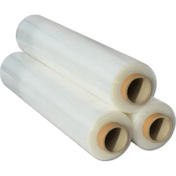 Obalový materiál Fólie fixační Manuli, 43,5 cm x 600 m, 8 mic, čirá