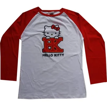 Chlapecké tričko xcena Hello Kitty triko bavlněné dlouhý rukáv Velikost: 9 roků