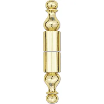 pant Nasouvací ozdobné krytky A, špička ve tvaru žaludu, 16 mm, mosaz leštěná | Dveře a&nbsp;dveřní příslušenství Dveřní panty, Dveřní závěsy Závěsy zavrtávací Krytky pro závěsy zavrtávací