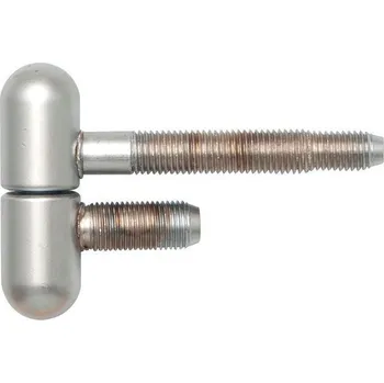 pant Záv.pro ocel.zárubně 2-dílný, se zakul.hl., ø 16mm, v 50,5 mm, ocel pochr.matná | Dveře a dveřní příslušenství Dveřní panty, Dveřní závěsy Panty na dveře SFS