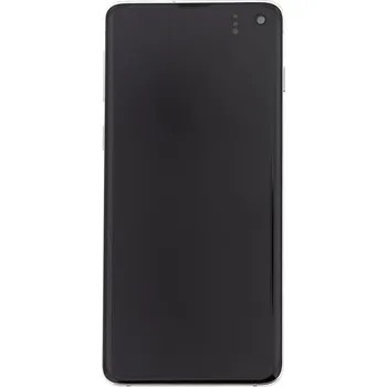 Originální Samsung LCD displej + dotyková deska pro Galaxy S10 (G973) bílé