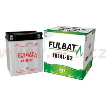 Elektroinstalace pro motocykl Motobaterie Fulbat 12V, FB14L-B2, 14,7Ah, 165A, konvenční 134x89x166 (včetně balení elektrolytu) SUZUKI DR 750 rok 1989