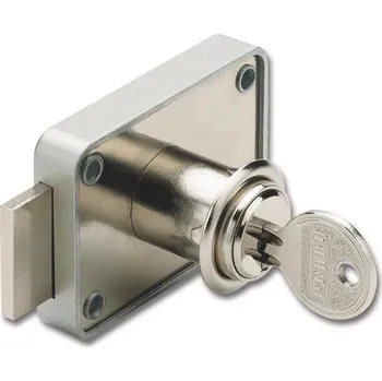 Visací zámek Cylindrický kazetový zámek MZ 83, stejné blokování, vložka zinek poniklovaný | Dveře a&nbsp;dveřní příslušenství Zámky Nábytkové zámky Cylindrické nábytkové zámky, schránkové zámky