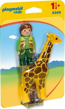 Stavebnice Playmobil Playmobil 9380 Ošetřovatel zvířat se žirafou