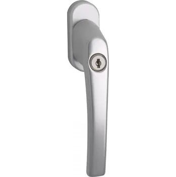 Okno ROTO okenní klika ROTOLINE - zamykatelná, 7 x 35 mm, stříbrný elox | Okna Okenní kování, okenní kliky okenní kliky stříbrná přírodní F1