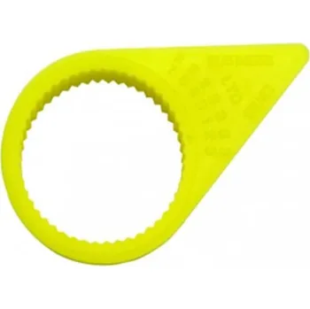 Poklice na kolo Kroužek matice kola s ukazatelem povolení - 32mm, žlutý