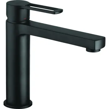 Vodovodní baterie Paffoni RINGO/VALLONE umyvadlová baterie stojánková bez výpusti černá RIN074NO