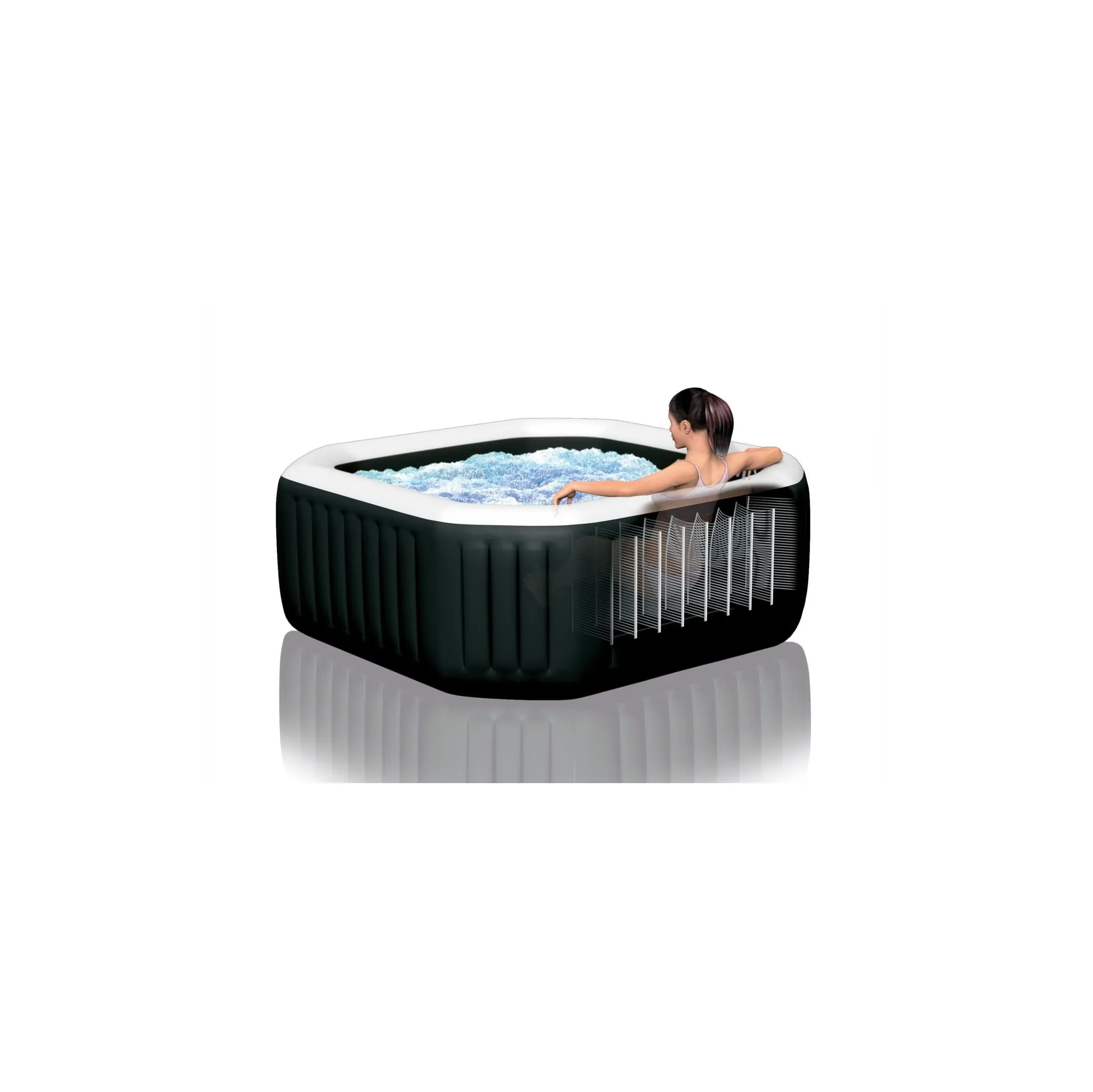 Fotografie 5 - Vířivka Intex Pure Spa Jet & Bubble Deluxe Octagon 28454