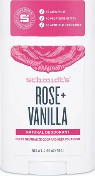 Schmidt's Signature Rose Plus Vanilla Natural Deodorant přírodní deodorant 75 ml