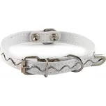 B&F Obojek zdobený vlnkou bílý