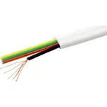 goobay Kabel telefonní 4 žíly, bílý, 100% měď, 100m, AWG30 (50268) - 11.92.2009