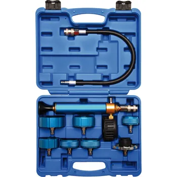 Nářadí pro automobil BGS Sada pro diagnostiku chladicí soustavy v kufru, 9dílná