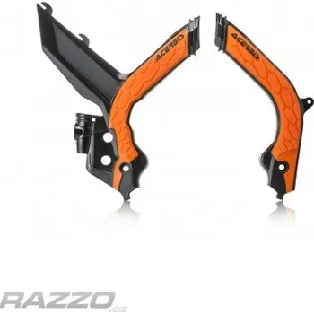Chrániče rámu Acerbis X-Grip Frame Protector KTM EXC / EXC-F 20-23 Black Orange