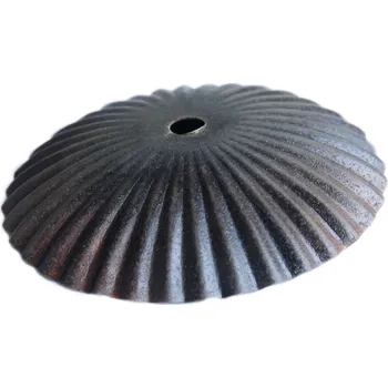 Objímka na žárovku Ozdobná krytka na objímku E27 a E14 Paprsky, Rusty car style Black Vintage