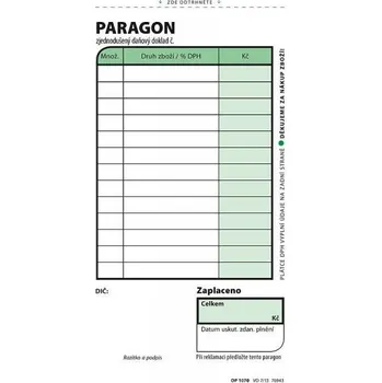 Tiskopis Paragon, Optys