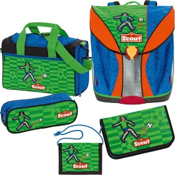Scout Nano Set 5dílný Street S zelený Set školních potřeb Scout Nano Set 5dílný Street S zelený