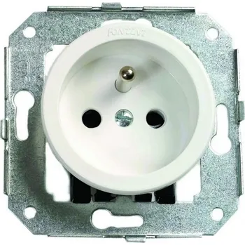 vypínač FONTINI by Font Barcelona Plastová zásuvka VENEZIA/bílá 35 208 05 2