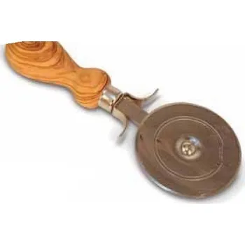 Vánoce Ornatis Dřevěný kráječ na pizzu z olivového dřeva Provedení: Přírodní bez malování, Velikost stojících figur dospělých postav: 16x7 cm