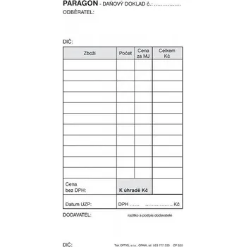 Paragon s DPH, Optys