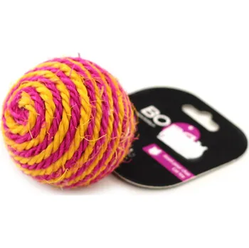 BOBBY sisalový míček pro kočky Barva: růžová